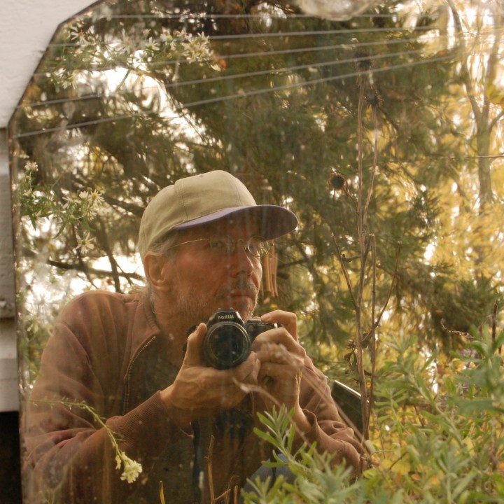 Vintage Mirror Outdoor Selfie
