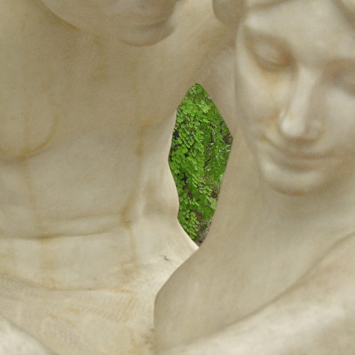 Alabaster couple in Garfield Park Conservatory